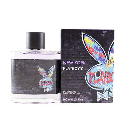 Playboy New York Eau De Toilette Spray for Men, 3.4 Ounce.